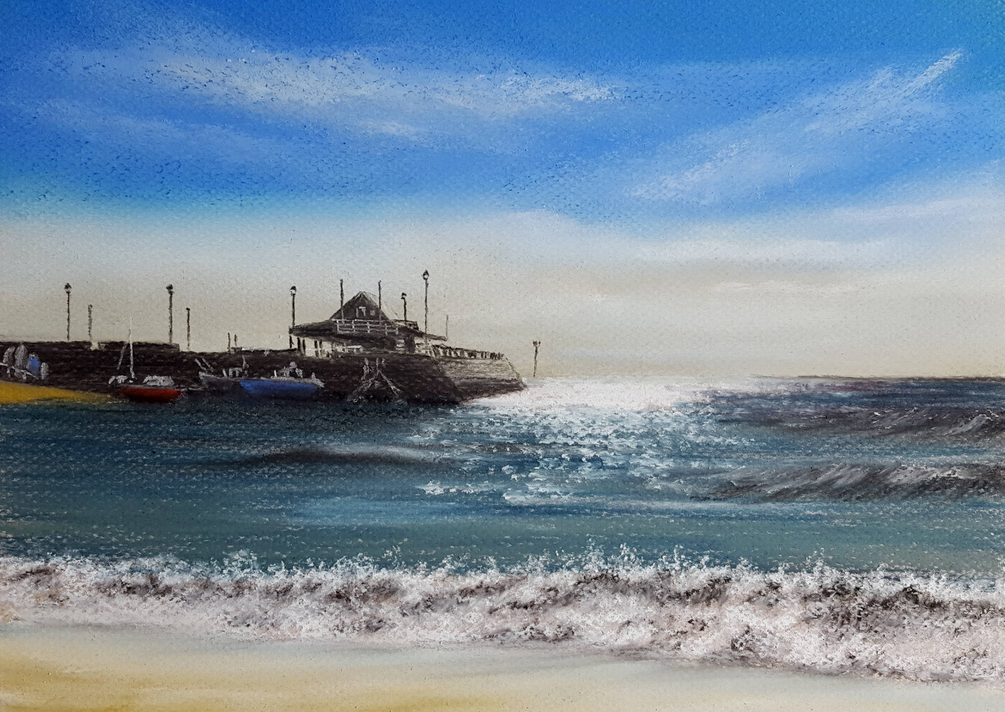 Broadstairs, pastels Bob Connel